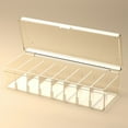 thumbnail image 5 of 2PC Portable Card Storage Box and Desktop Organizer for Trading Cards and Business Cards, Durable Multi-Functional Card Collection Case for Home and Office Stationery Supplies, 5 of 7