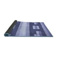thumbnail image 2 of Ahgly Company Indoor Square Abstract Blue Modern Area Rugs, 5' Square, 2 of 4
