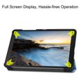 thumbnail image 5 of Allytech New Galaxy Tab A 8.0 Case 2019 Model SM-T295 T290, Premium PU Leather Trifold Stand Lightweight Magnetic Folio Style Case Cover for Samsung Galaxy Tab A 8.0 2019 T290, Skyblue, 5 of 8