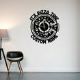 thumbnail image 2 of Craftnamesign Custom It's Pizza Time Wall Clock For Kitchen Restaurant Wall Decor, 2 of 4