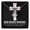 14K White Gold Finish, variant on God Bless Nurses Healthcare Medical Worker Nurse Appreciation Infinity Knot Necklace Message Card