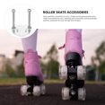 thumbnail image 4 of CRILSTYLEO 4Pcs Plated Silver Roller Skate Installation Bracket Plates with Shock Absorbing Hardware for Versatile Use, 4 of 8