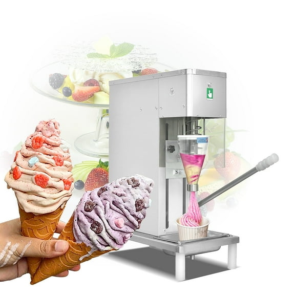 Kolice Commercial Frozen Yogurt Gelato Ice Cream Blending Machine,Swirl Ice Cream Machine