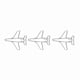 thumbnail image 4 of 10 Clips De Papel Con Forma De Avión, Clips De Acero Inoxidable Para Organización De Documentos, Suministros De Papelería, 4 of 7