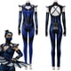 thumbnail image 3 of Disfraz de fantasía de Mileena Kitana de Mortal Kombat, mono sexy con máscara para mujer adulta, traje de fantasía, traje de carnaval de Halloween, 3 of 5