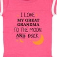 thumbnail image 4 of Inktastic I Love My Great Grandma to the Moon and Back Boys or Girls Baby Bodysuit, 4 of 5