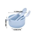 thumbnail image 3 of Tableware Set with Bowl, Spoon, Chopsticks & Fork | Durable Dishwasher Safe Utensils for Everyday Dining or Gift Giving, 3 of 5