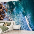 thumbnail image 2 of Peel and Stick Wallpaper Rock Water Modern Art Wall Mural Decor Self Adhesive and Removable 69in x 98in, 2 of 8