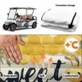 thumbnail image 6 of Pzuqiu Golf Cart Rear Seat Cover with Sweet Bee Pattern, Cooler Tote for Yamaha EZGO Golf Cart Daily and Outing Use, 6 of 9