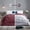 Burgundy & Grey, variant on Sleep Zone Twin/Twin-XL Comforter Duvet Insert, Down Alternative Reversible Comforter, Lightweight, Soft and Breathable Bedding All Season, Dark Grey