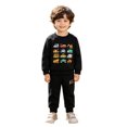 thumbnail image 7 of felwors Toddler Baby Boy Fall Outfits 12 18 24 Months 2T 3T 4T Boys Winter Clothes Long Sleeve Trucks Sweatshirt Pants Set, 7 of 7
