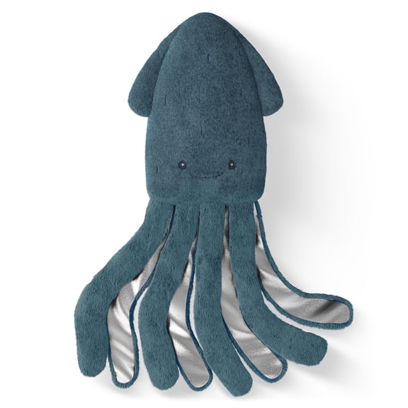 Mainstays Kids Squid Throw Pillow, 11 in x 24 in