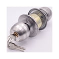 thumbnail image 1 of GOOHOCHY Cerradura De Pomo Con Llave Para Puertas Interiores Con Acabado Plata Para Seguridad Y Uso Duradero, 1 of 4