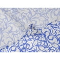 thumbnail image 6 of oneOone Velvet White & Blue Fabric Florals Quilting Supplies Print Sewing Fabric By The Yard 58 Inch Wide-CQ, 6 of 7