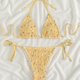 thumbnail image 5 of Traje de baño de 2 piezas con cintura alta y tirantes cruzados para mujer Fridja  nalpqowj52927, 5 of 7