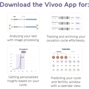 Vivoo Ovulation Test Strips Kit — 10 LH Tests + 10 Urine Cups | 99% Accurate | Results in 5 Minutes | Free Cycle Tracking App | FSA/HSA Eligible