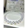 thumbnail image 3 of K-KED 20“”huge AAA 10-11mm Natural South Sea Genuine White Round Pearl Necklace 14k, 3 of 3