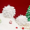 thumbnail image 3 of Hanging Decor 3Pcs/Set Christmas Style Hanging Decor Decorative Polystyrene Styrofoam Glitter Beautiful Hanging Ball Decor for Home, 3 of 6