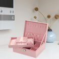 thumbnail image 3 of Caja de almacenamiento de joyas Yinane para Relojes y pulseras oscuro, 3 of 5