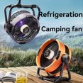 thumbnail image 2 of Ventilador de Camping con Gran Resistencia y Luz Multifuncional/Recargable/Control Remoto Inteligente Colgante de Doble Propósito B, 2 of 5