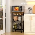 thumbnail image 2 of Carrito de Cocina ThreeHio de 4 Niveles con Ruedas para Microondas, 2 of 7