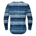 thumbnail image 4 of Mens Long Sleeve T Shirts Big and Tall Plus Size Trendy Stripe Printed Button V-Neck Pullover T-Shirts Tops Casual Loose Comfort Tshirts, 4 of 4
