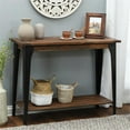 thumbnail image 2 of Pemberly Row Farmhouse Wood and Metal Console Entryway Table in Natural, 2 of 11