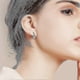 thumbnail image 2 of Cat Earrings 925 Sterling Silver Cat Dangle Hoop Earrings, Cat Jewelry Gift, 2 of 5