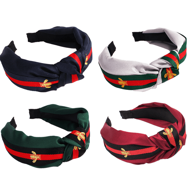 Diademas anudadas Diademas de turbante para mujer Diademas anchas para diademas boho Regalo de nudo de pelo para mujer