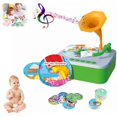 thumbnail image 1 of Kids Gramophone with 96 Cards,Children's Phonograph Story Music Player Gift Boys, 1 of 5