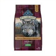 Blue Buffalo Wilderness Rocky Mountain Recipe High Protein Bison Dry Dog Food for Adult Dogs, Grain-Free, 4 lb. Bag