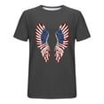 thumbnail image 4 of GERsome American Flag T Shirts for Men 4th of July Patriotic Tops Funny USA Flag Stars Stripes Graphic Crewneck Short Sleeve Tshirt M-5XL, 4 of 5