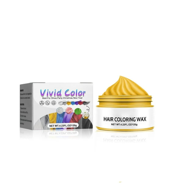 Cera para teñir el cabello, pomadas de cera de color, cera para teñir el cabello natural, crema de tinte para cosplay