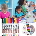 thumbnail image 4 of 8-Pack Erasable Water-Based Whiteboard Markers - Red, Green & Blue Floating Ink for Educational & Office Use, 4 of 9