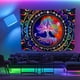 thumbnail image 2 of Tapiz de árbol de la vida púrpura para colgar en la pared, tapiz de pared psicodélico UV negro luz Mandala decoración de pared tela de pared TUNC Sencillez, 2 of 5