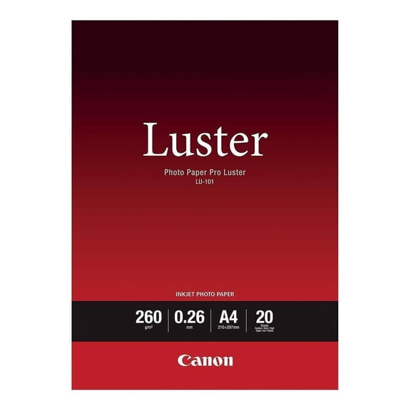CANON PHOTO PAPER PRO LUSTER A4 PK20