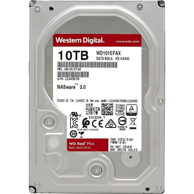Western Digital WD101EFBX 10TB WD Red ×2 Western Digital WD Red Plus 10TB NAS SATA 3.5