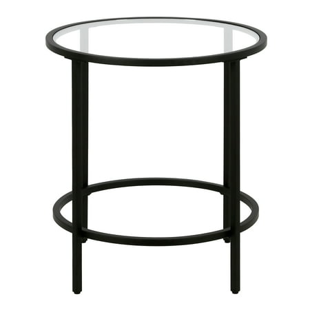 Camden&Wells - Sivil Round Side Table - Blackened Bronze