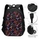 thumbnail image 3 of Fotbe Humming Bird And Tropical Flowers Mochila con Estampado y Puerto USB para Hombre y Mujer, Mochila Antirrobo, Mochila de Viaje, Mochila Escolar, Mochila Universitaria, 3 of 7
