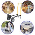 thumbnail image 6 of Geetinfly Hand Truck Dolly 2 Wheel Dolly Cart And 4 Wheel Push Cart With Swivel Wheels 330 LBS Capacity Heavy-Duty Luggage Trolley Cart For Moving Warehouse Garden Grocery, 6 of 6