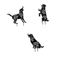 thumbnail image 1 of 3 estacas de jardín con forma de animal Colamx decorativas para patio trasero Perros, 1 of 8