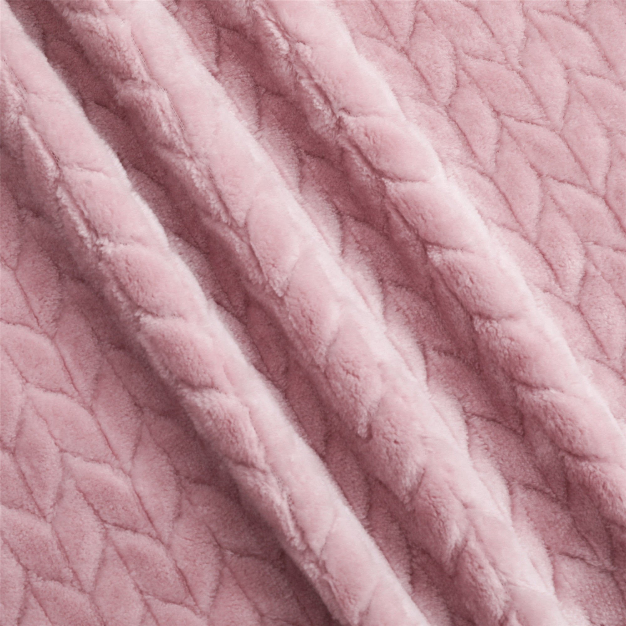 Better Homes & Gardens Pink Velvet Plush Throw, 50" x 72" - image 5 of 6