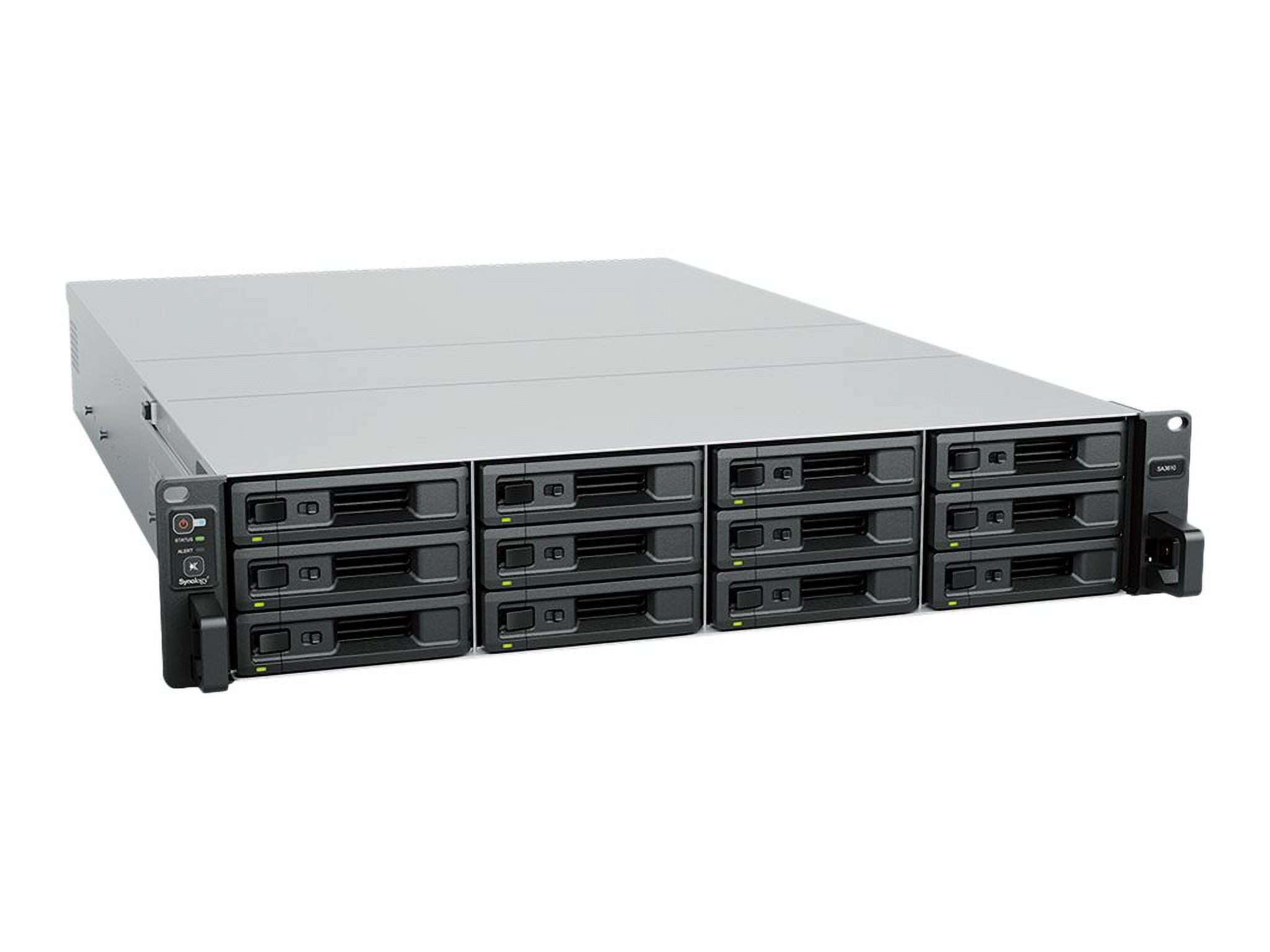 Synology SA3410 NAS Storage System - 1 x Intel Xeon D-1541 Octa-core (8 Core) 2.10 GHz - 12 x HDD Supported - 1740.80 TB Supported HDD Capacity - 0 x HDD Installed - 12 x SSD Supported - 1740.80 TB...