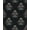 Black Sage Mauve, Pattern 1, variant on ODIKA 8'x10' Washable Area Rug Halloween Witchy Academia Intertwining Motifs Moody Gothic for Dining Room, Large Office, Lounge, Non-Slip Chair-Friendly Mat