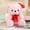 Pink Room Decor, variant on Nsxcdh Christmas Teddy Bear Doll Plush Multi Colored 7.87in Soft Cozy Gift with Santa Hat Festive Decor for Home Kids