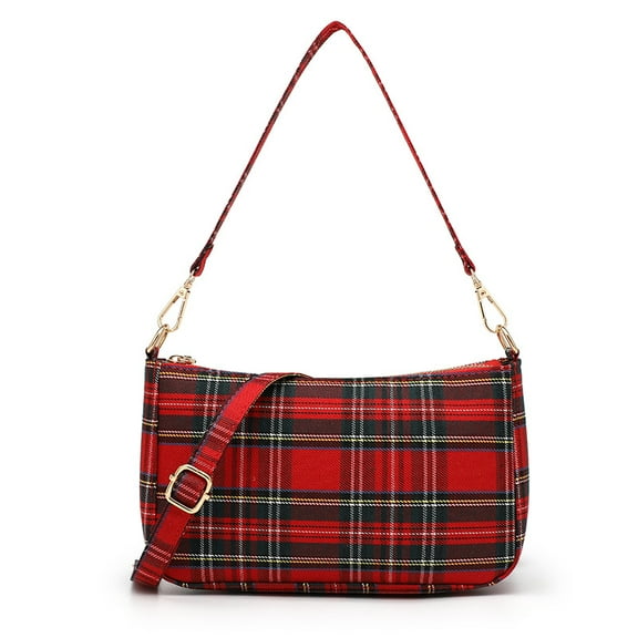 Christmas Plaid Crossbody Bags for Women,Stocking Stuffers for Teens