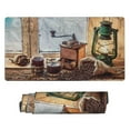 thumbnail image 2 of Balery Oil Lamp Coffee Beans Mouse Pad ,15.8x29.5 In Large Gaming Mouse Pad Desk Mat Long Non-Slip Rubber Stitched Edges,Waterproof Mousepad Desk Mat For Gamer Office Home, 2 of 9