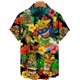 thumbnail image 4 of Camisa Tiki Moai para hombre, ropa con estampado 3D, camisas hawaianas, blusas con gráficos de calaveras de terror de civilización vintage, camisas casuales Y2k Aloha, 4 of 4