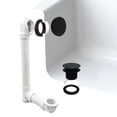 thumbnail image 3 of Westbrass Sch. 40 PVC Bathtub Assembly with Tip-Toe Drain and No-Hole Overflow, Matte Black (12-Pack), 3 of 15