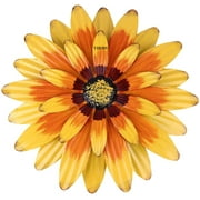 YHDSN 12.6" Daisy Metal Flowers Art Inspirational Wall Decor Yellow Sunflower Decorations Hanging for Fall Harvest Thanksgiving Indoor Outdoor Home Bedroom Porch Hallway or Wall Sculptures